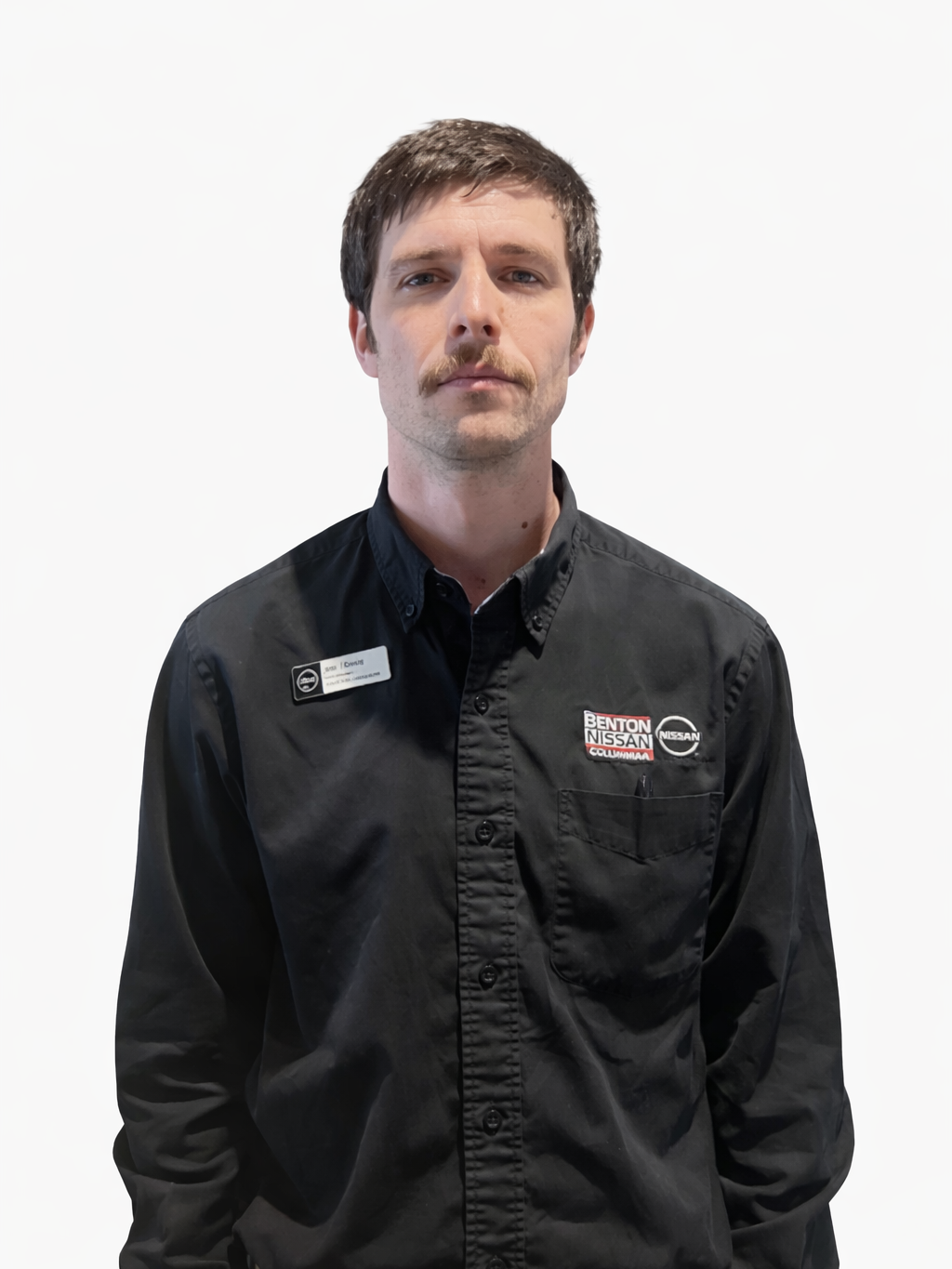Parts Manager Kiel Kerce in Management at Benton Nissan of Columbia